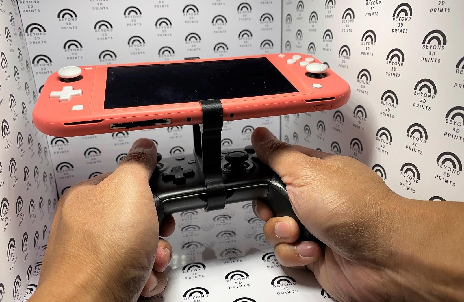 Nintendo Switch Lite Pro Controller Handheld Screen Mount - 3D Printed PLA - Image 3